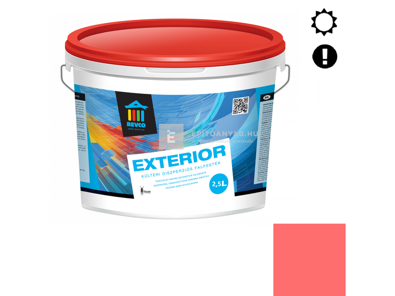 Revco Exterior Homlokzatfesték scarlet 4, 2,5 l