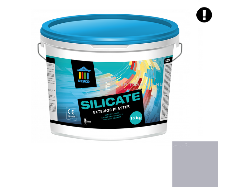 Revco Szilikát Struktúra Vékonyvakolat, gördülőszemcsés 2 mm grafit 5, 15 kg