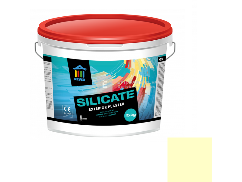 Revco Szilikát Spachtel Vékonyvakolat, kapart 1,5 mm canari 2, 15 kg