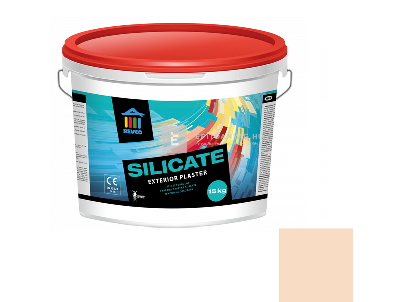 Revco Szilikát Spachtel Vékonyvakolat, kapart 1,5 mm mocca 1, 15 kg