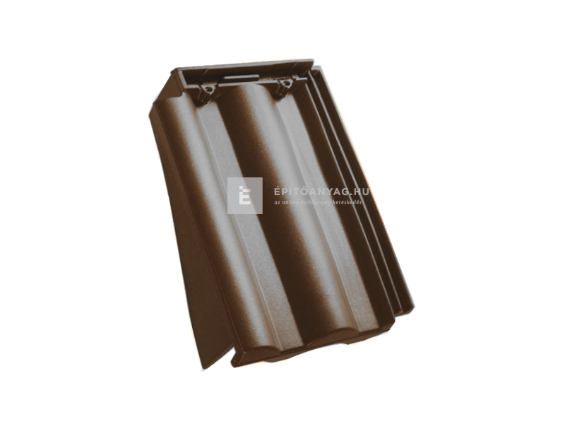 Tondach Twist szegőcserép bal FusionColor terrabarna