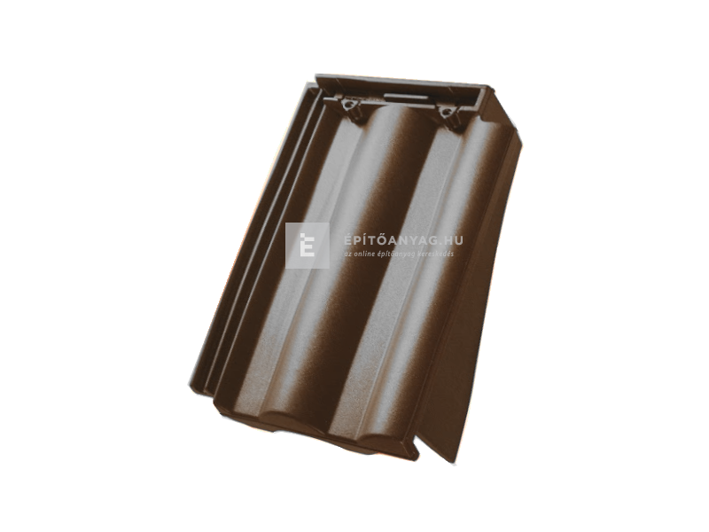 Tondach Twist szegőcserép jobb FusionColor terrabarna