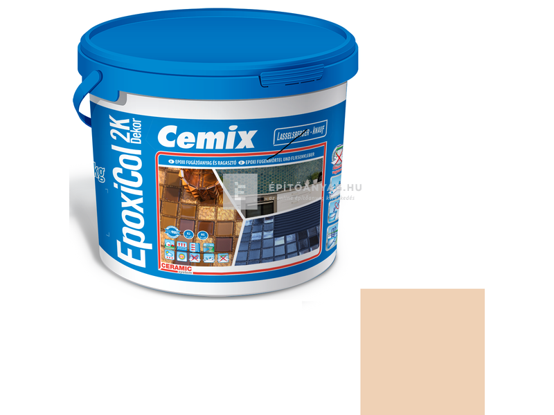 Cemix-LB-Knauf EpoxiCol 2K Dekor epoxi fugázó bahamabeige 7 kg