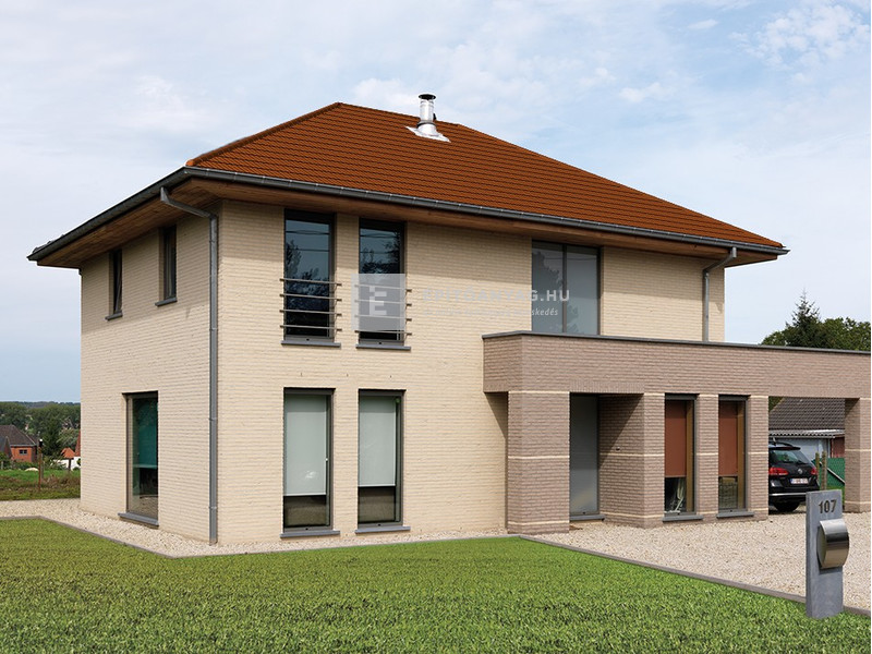 Tondach Kékes Egyenesvágású Alapcserép Fusion Protect piros