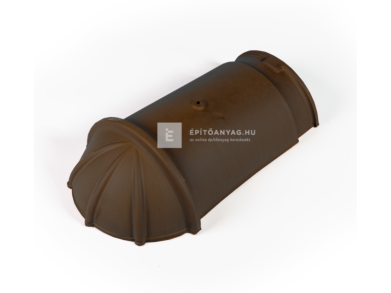 Tondach sajtolt kezdő gerinccserép terrabarna (rögzítőcsavarral)