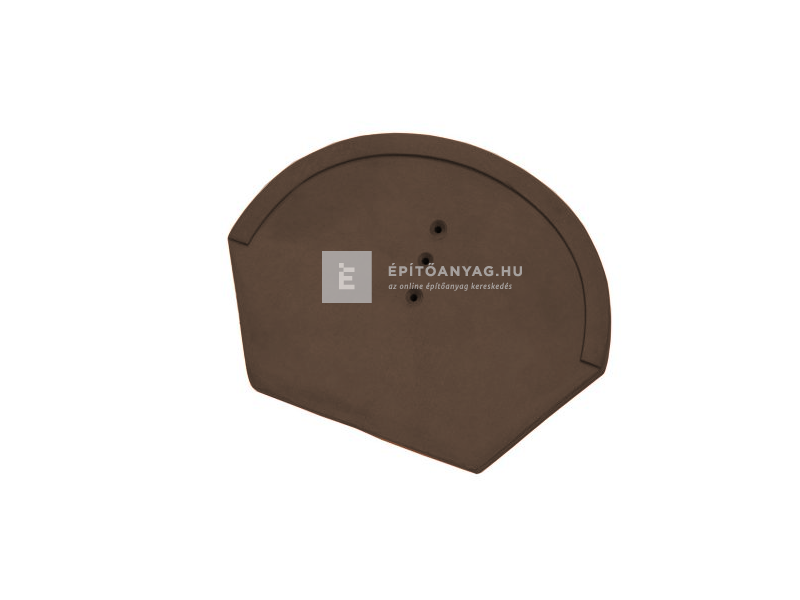 Tondach univerzális lekerekített gerinc kezdő- és lezáróelem FusionColor terrabarna