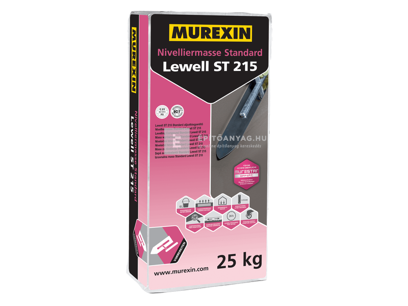 Murexin Lewell ST 215 Standard aljzatkiegyenlítő 2-15 mm 25 kg