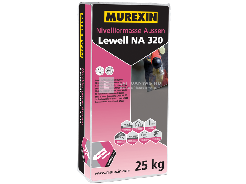 Murexin Lewell NA 320 kültéri aljzatkiegyenlítő 3-20 mm 25 kg