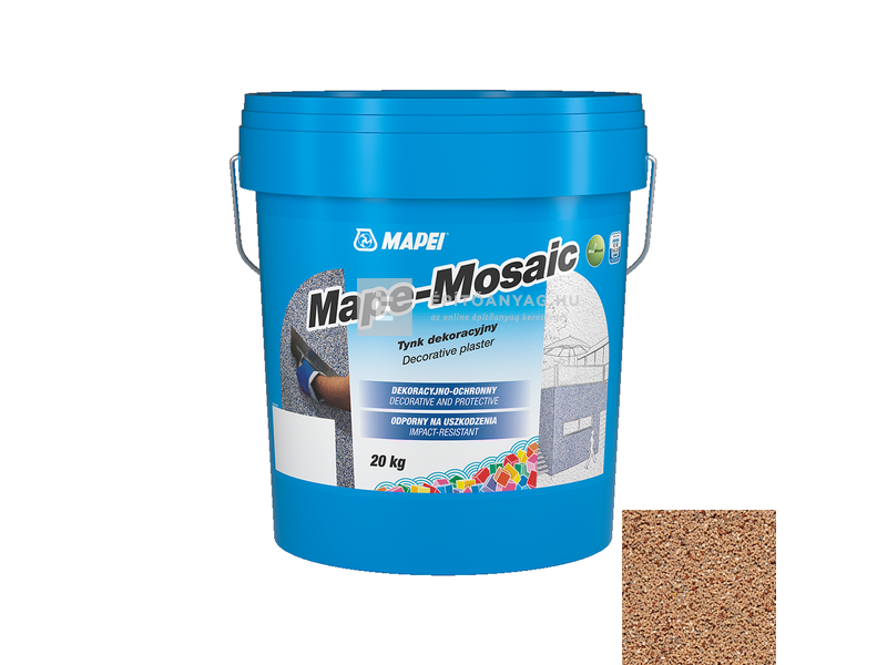 Mapei Mape-Mosaic díszítővakolat 1,2 mm cappuccino 20 kg