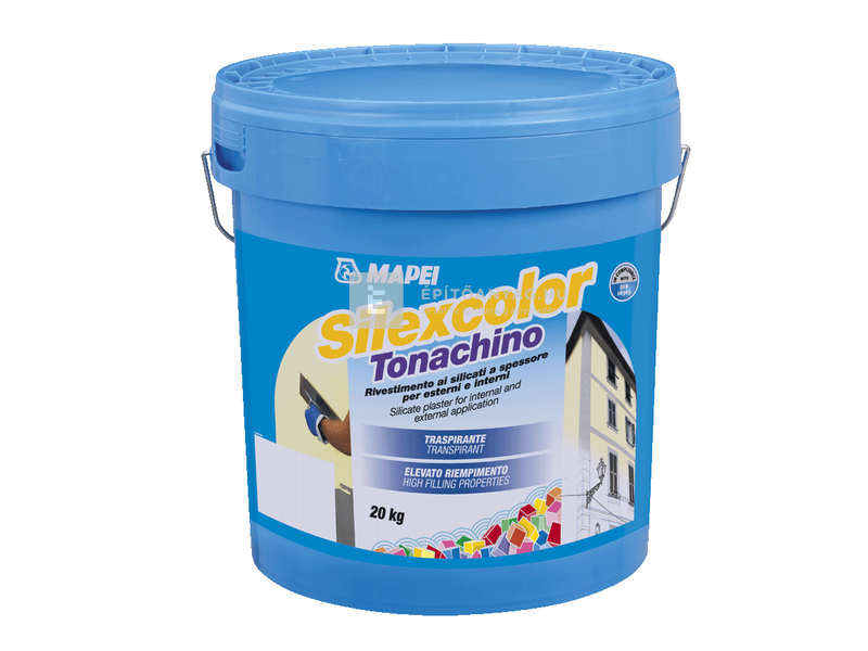 Mapei Silancolor Tonachino vékonyvakolat 2 mm fehér 20 kg