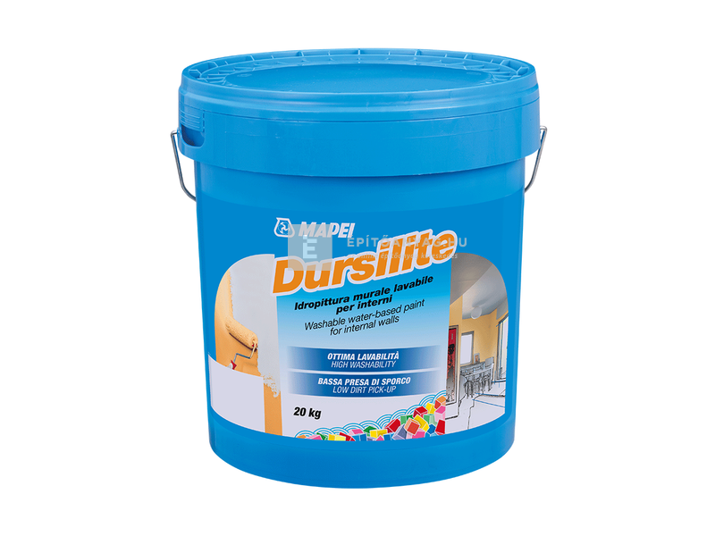 Mapei Dursilite mosható beltéri falfesték fehér 20 kg