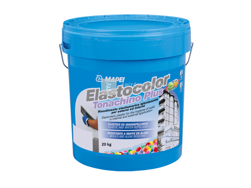 Mapei Elastocolor Tonachino Plus vékonyvakolat 1,2 mm fehér 20 kg