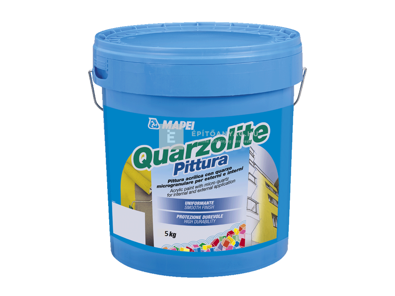 Mapei Quarzolite Pittura akril falfesték fehér 5 kg