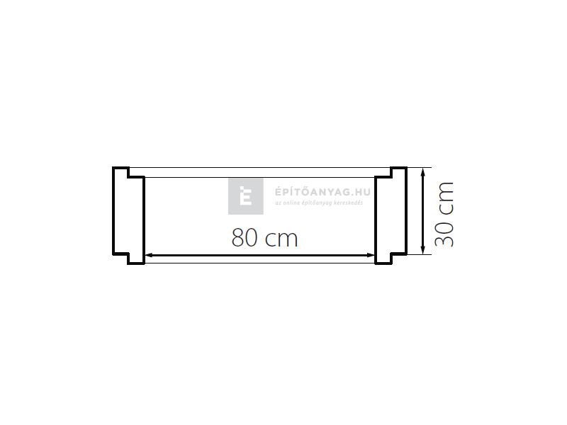 KK Kavics Atlasz Aknamagasító gyűrű 80x30/9 cm