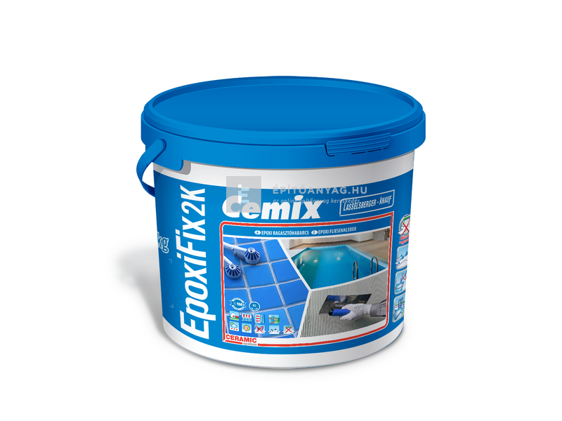 Cemix-LB-Knauf EpoxiFix 2K Epoxi ragasztó natúrszürke 7 kg