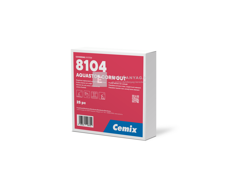 Cemix-LB-Knauf Aquastop Band Külső sarokelem (25 db/doboz)