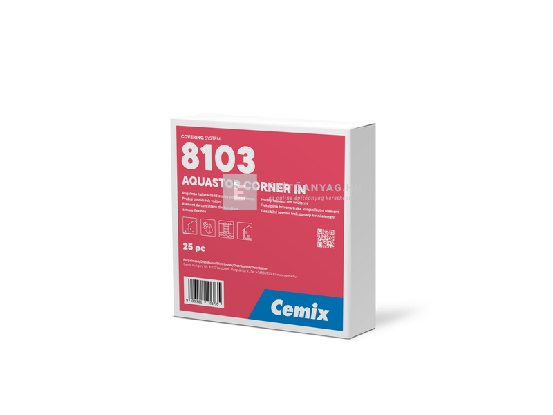 Cemix-LB-Knauf Aquastop Band Belső sarokelem (25 db/doboz)