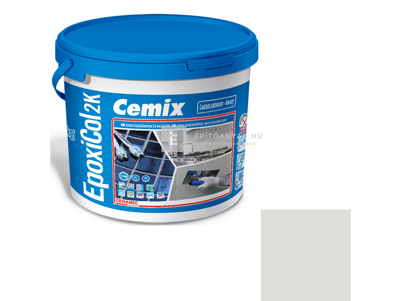 Cemix-LB-Knauf EpoxiCol 2K epoxi fugázó világosszürke 7 kg