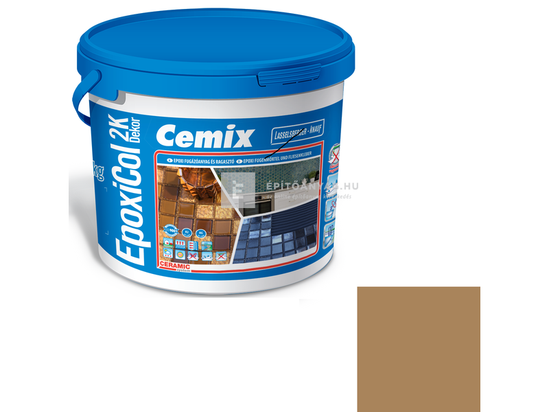 Cemix-LB-Knauf EpoxiCol 2K Dekor epoxi fugázó karamell 7 kg