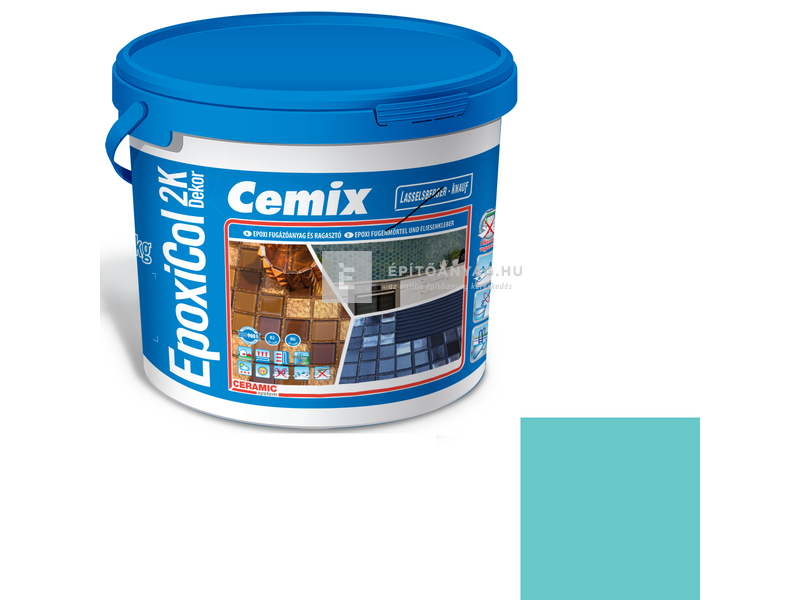 Cemix-LB-Knauf EpoxiCol 2K Dekor epoxi fugázó tengerzöld 7 kg