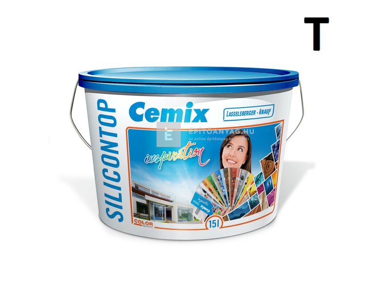 Cemix-LB-Knauf SiliconOla Szilikon színezővakolat, dörzsölt 2 mm 4001 white 25 kg