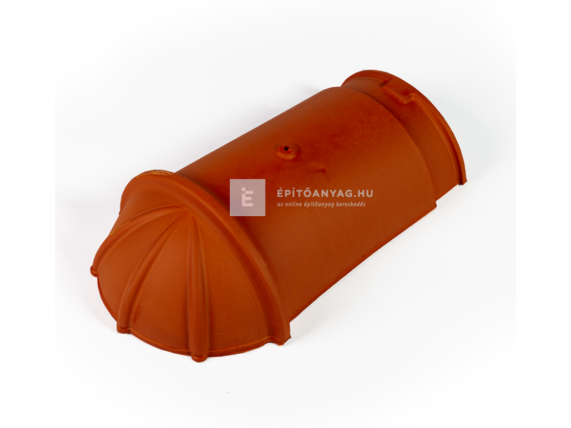 Tondach sajtolt kezdő gerinccserép piros (rögzítőcsavarral)