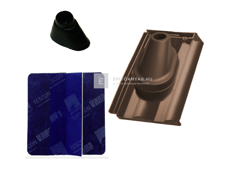 Tondach Twist antennakivezető szett FusionColor terrabarna