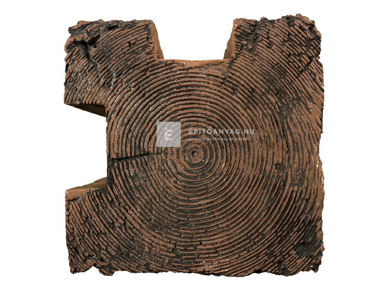 Fabrostone Kiskert szegély sarok elem, fa hatású