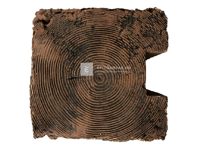 Fabrostone Kiskert szegély kezdő-záró elem, fa hatású