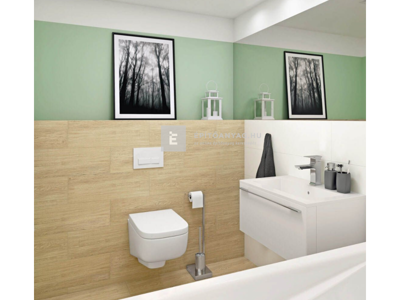 Paradyz Wood Basic Beige Gres padlólap, bézs 20x60 cm