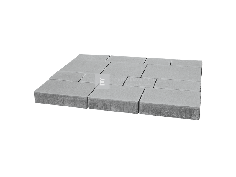 ABeton Matrix kombi térkő karbon-fehér 8 cm