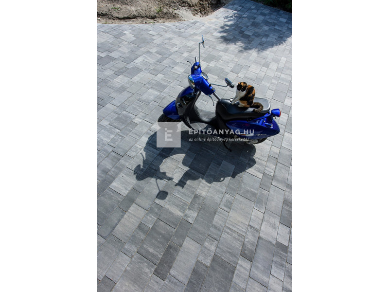 ABeton Matrix kombi térkő karbon-fehér 8 cm