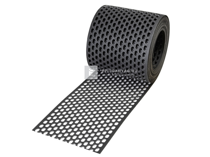 Bramac műanyag szellőzőszalag fekete 10 cm x 5 m