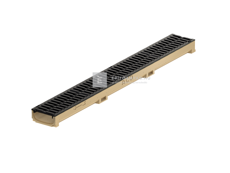 Aco SELF Euromini60 Polimerbeton folyóka öntöttvas ráccsal 1 m