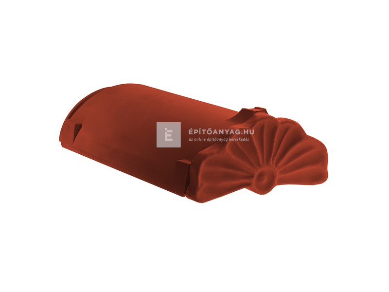 Creaton kezdő kúpcserép BZ kagylóformájú Nuance borvörös engóbozott