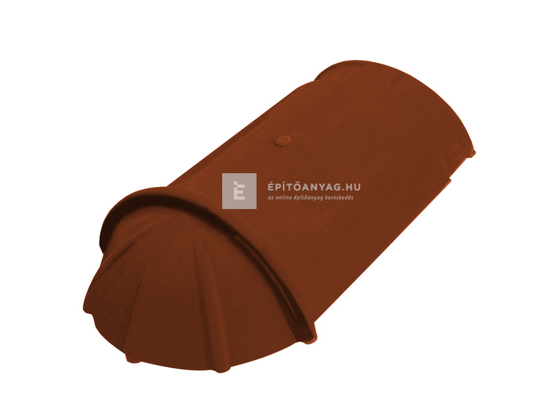 Tondach sajtolt kezdő gerinccserép FusionProtect piros (rögzítőcsavarral)