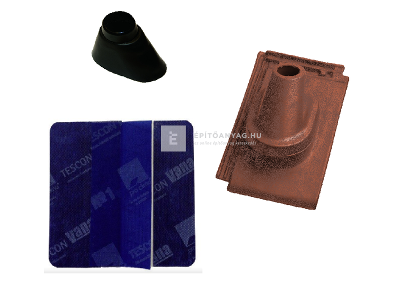 Tondach Figaro Deluxe antennakivezető szett FusionProtect antik