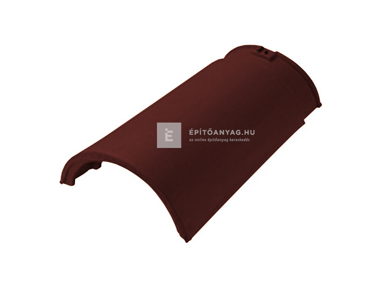Tondach sajtolt sima XXL gerinccserép Amadeus borvörös (rögzítőkapoccsal)