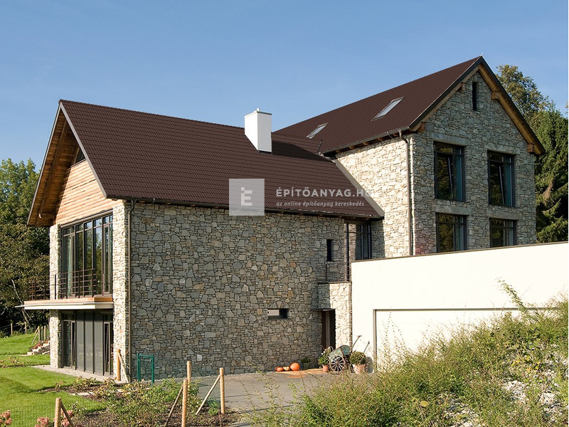 Tondach Kékes Plus Ívesvágású Alapcserép Fusion Protect sötétbarna