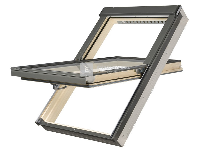 Fakro U4 78x140 cm billenő PVC tetőablak, fehér