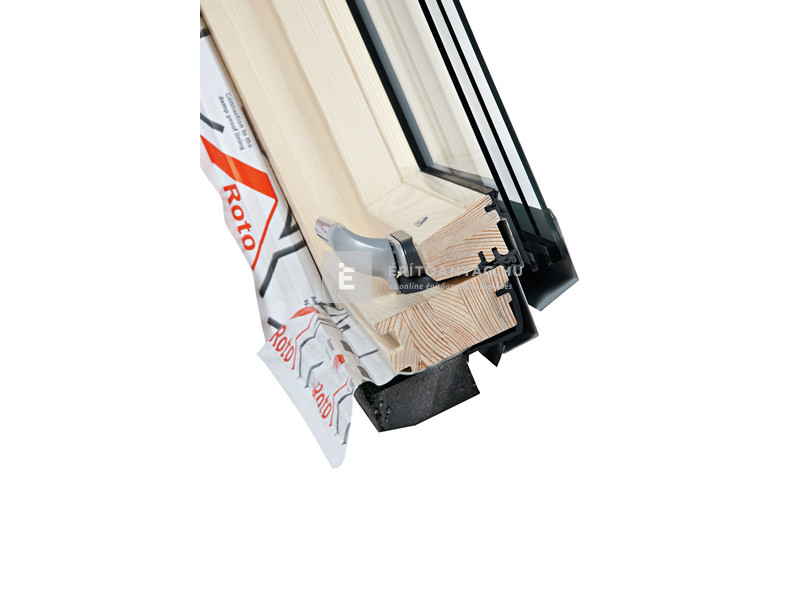 Roto WDF R79 H WD Fa felső 1/3 billenő tetőablak,hőszig.csom. 3r.üveg 07/11, 74x118 cm