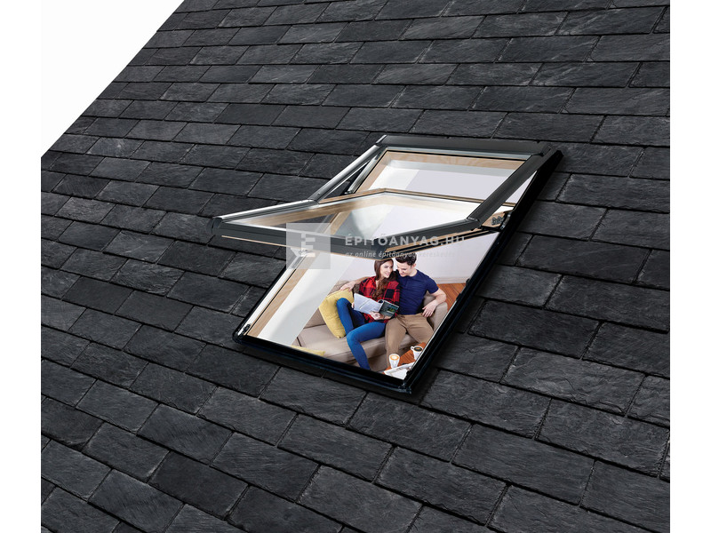 Roto WDF R79 H WD Fa felső 1/3 billenő tetőablak,hőszig.csom. 3r.üveg 05/07, 54x78 cm