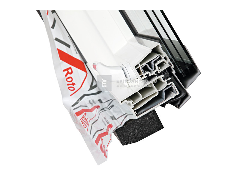 Roto WDF R79 K WD Műa. felső 1/3 billenő tetőablak,hőszig.csom.fehér, 3r.üveg 07/14, 74x140 cm