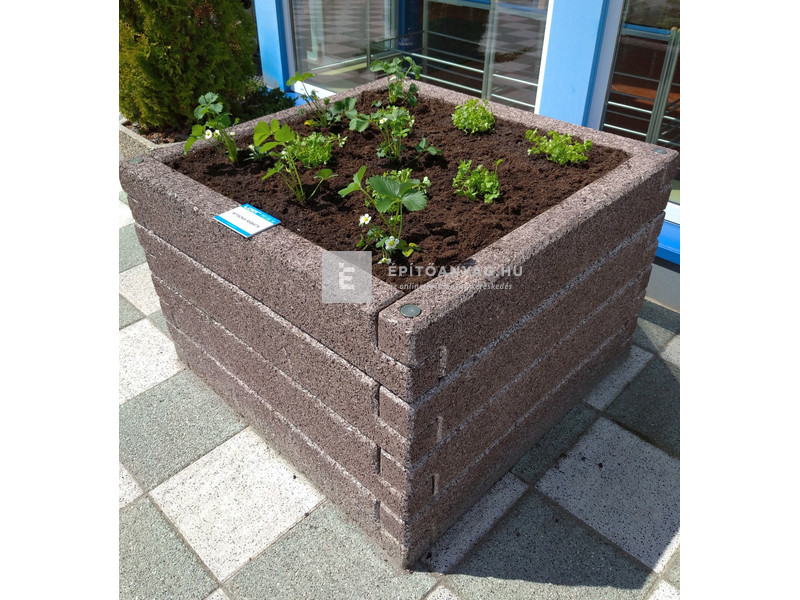 Leier Durisol Magaságyás négyzet alakú