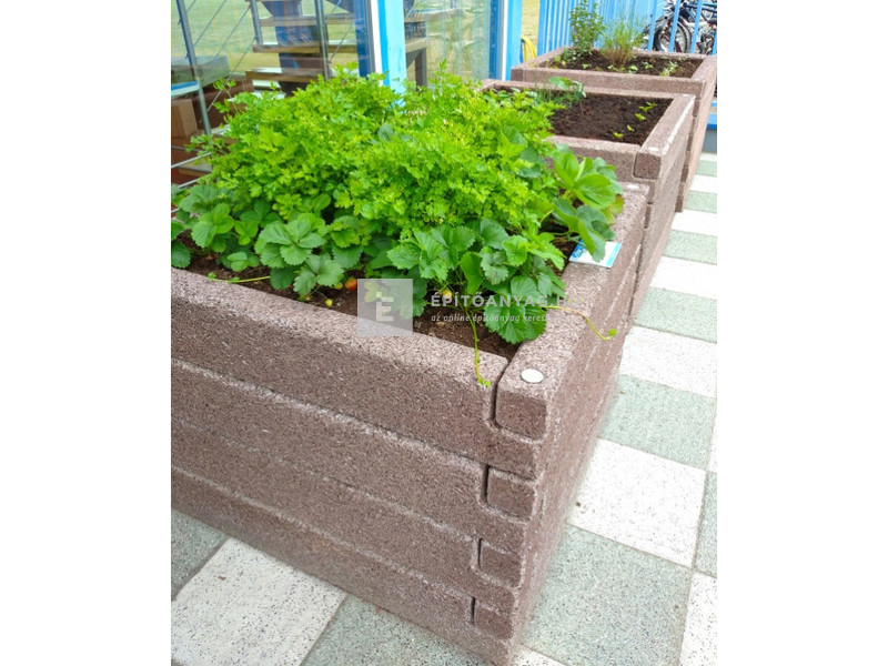 Leier Durisol Magaságyás négyzet alakú