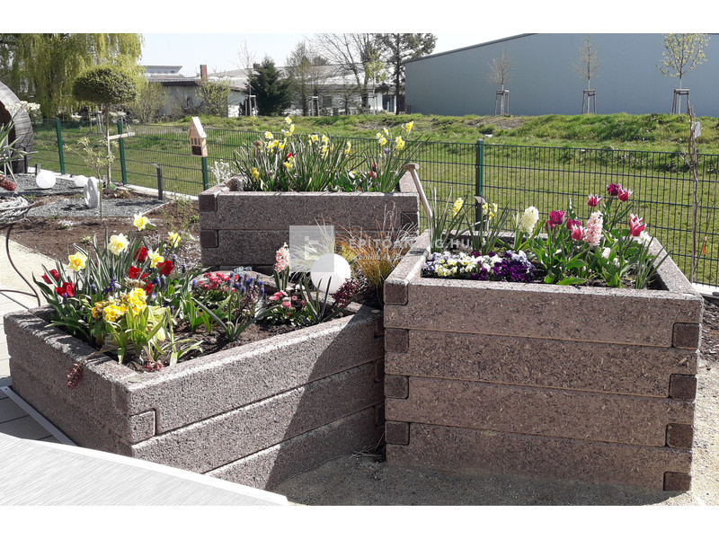 Leier Durisol Magaságyás négyzet alakú