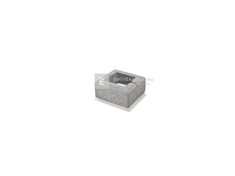 Semmelrock Rivago Kerítéselem Slim félkő középszürke 20x20x9 cm