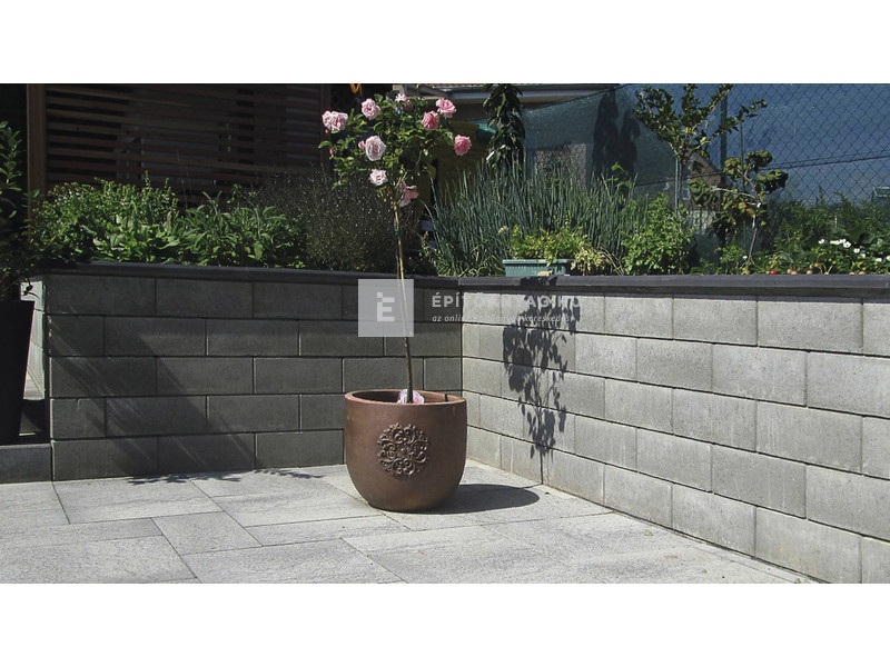 Semmelrock Rivago Kerítéselem Slim nagykő középszürke 60x20x9 cm