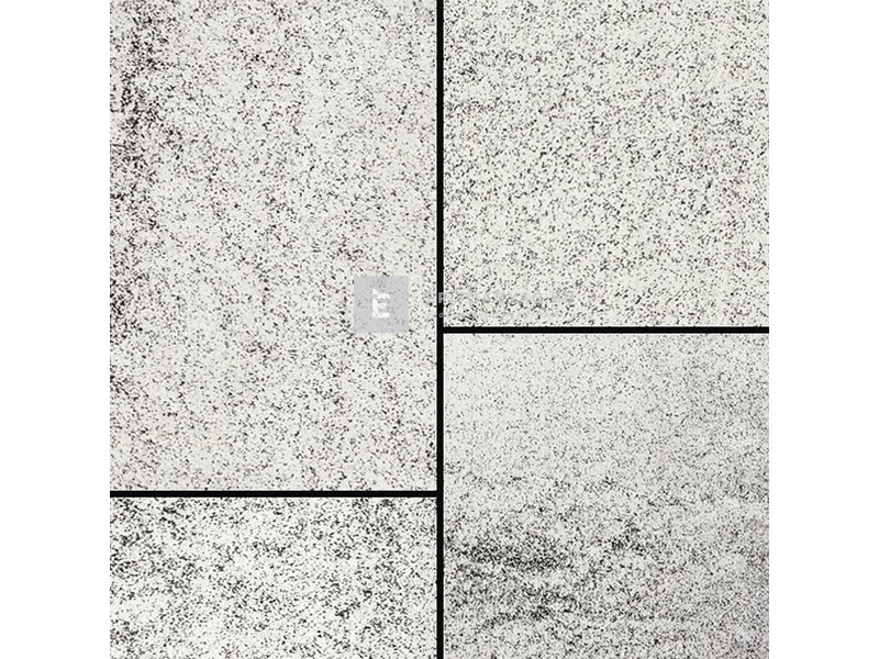 Semmelrock Umbriano Kombi térkő gránitszürke-fehér 6 cm