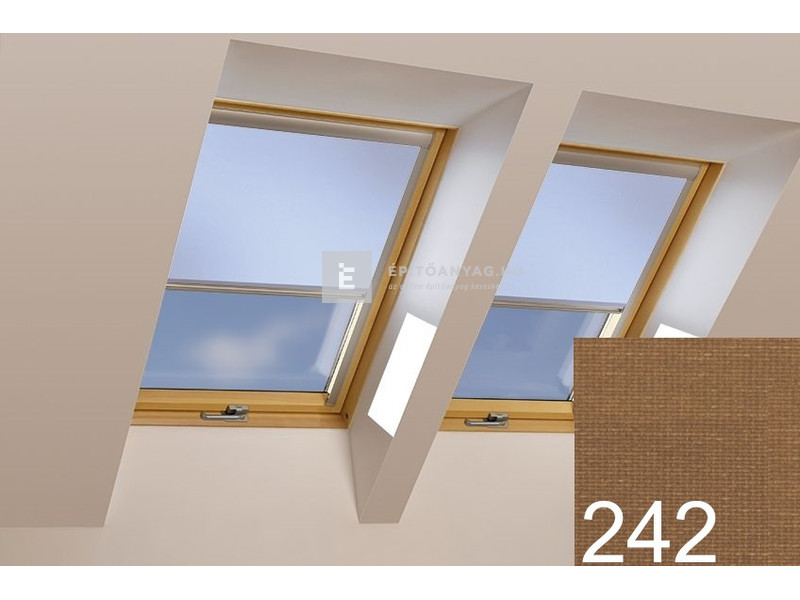 Fakro ARP I 78x118 cm, 242-es színkódú fényszűrő sínes roló